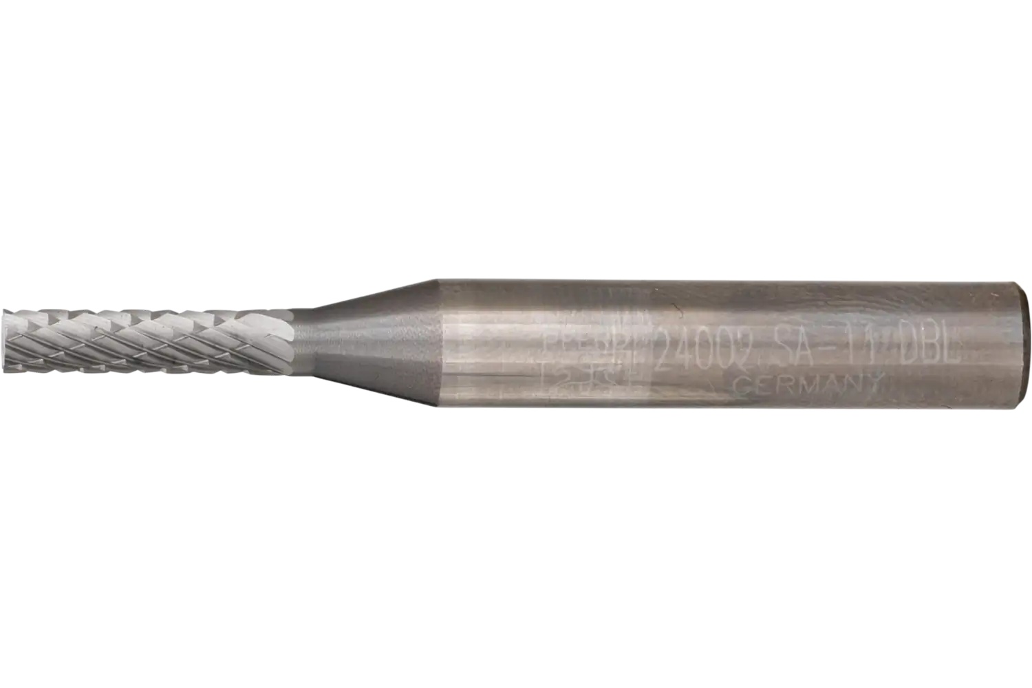 Picture of Pferd Carbide Bur SA-11 Cylindrical Uncut End Double Cut 1/8" x 1/2" x 1/4" Shank